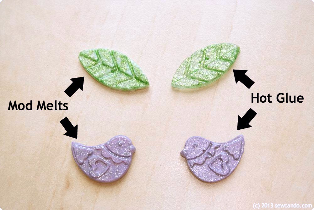 Sew Can Do Make Your Own Mod MeltsStyle Embellishments From Glue!
