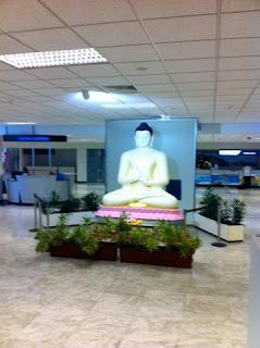 Bouddha à l'aéroport Bouddha à l'aéroport