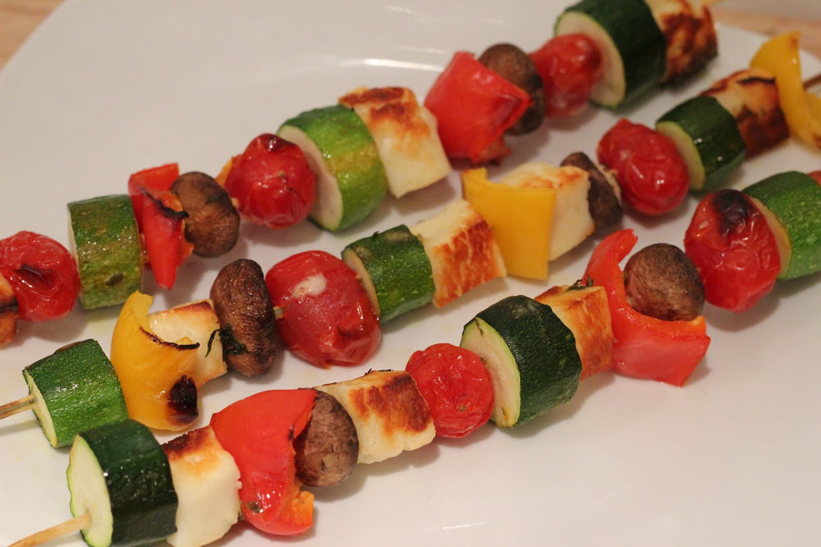 Eats the World Vegetarian BBQ ideas Halloumi kebabs