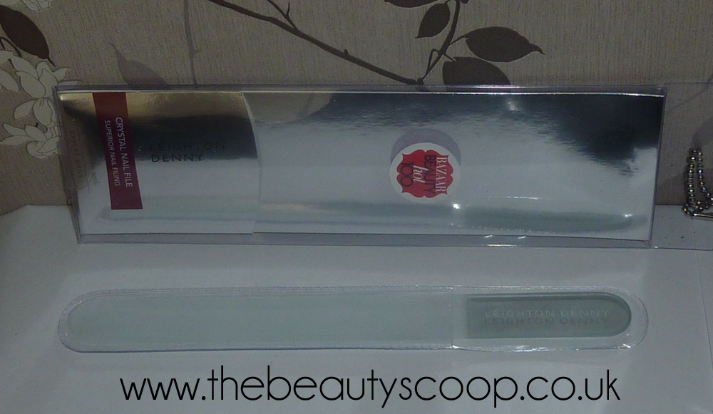 The Beauty Scoop! Leighton Denny Large Crystal Nail File!
