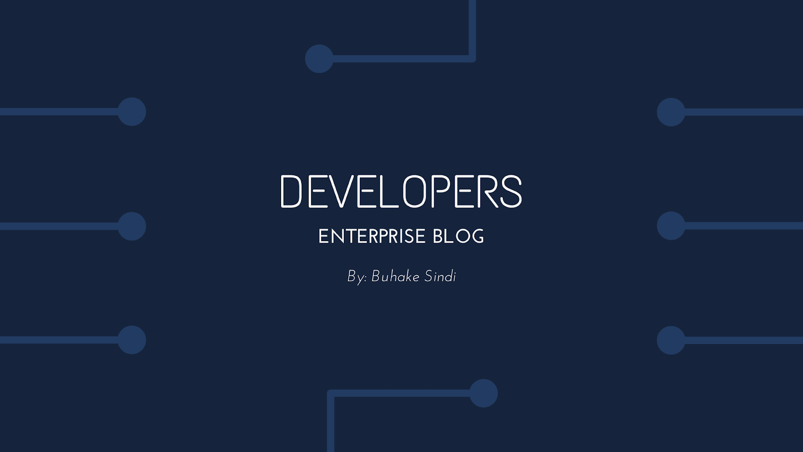 A Developer's Enterprise Log