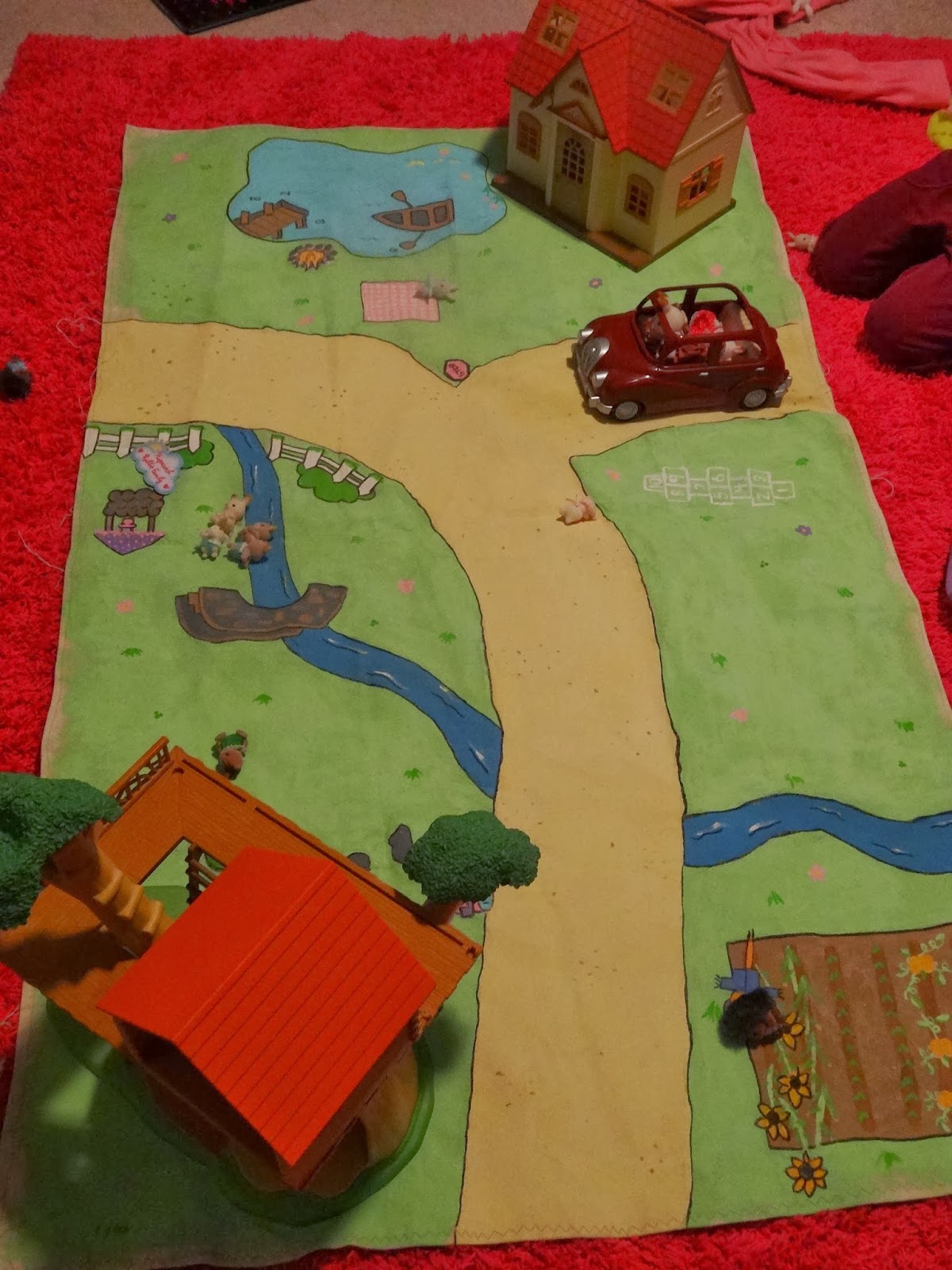 barbie play mat