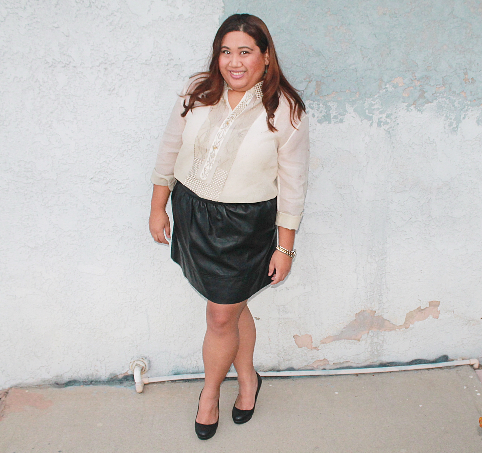 barong dress plus size