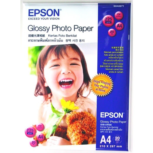 VK TECHNOLOGY AND TRADING BLOG Epson Glossy Photo Paper A4 20 Sheets