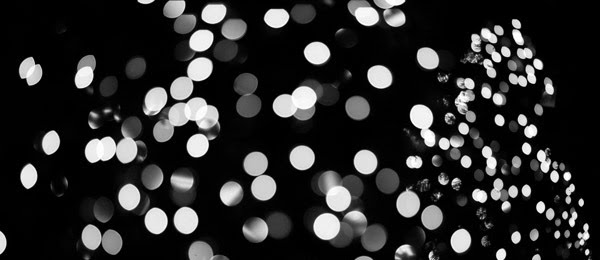 black and white christmas lights preview