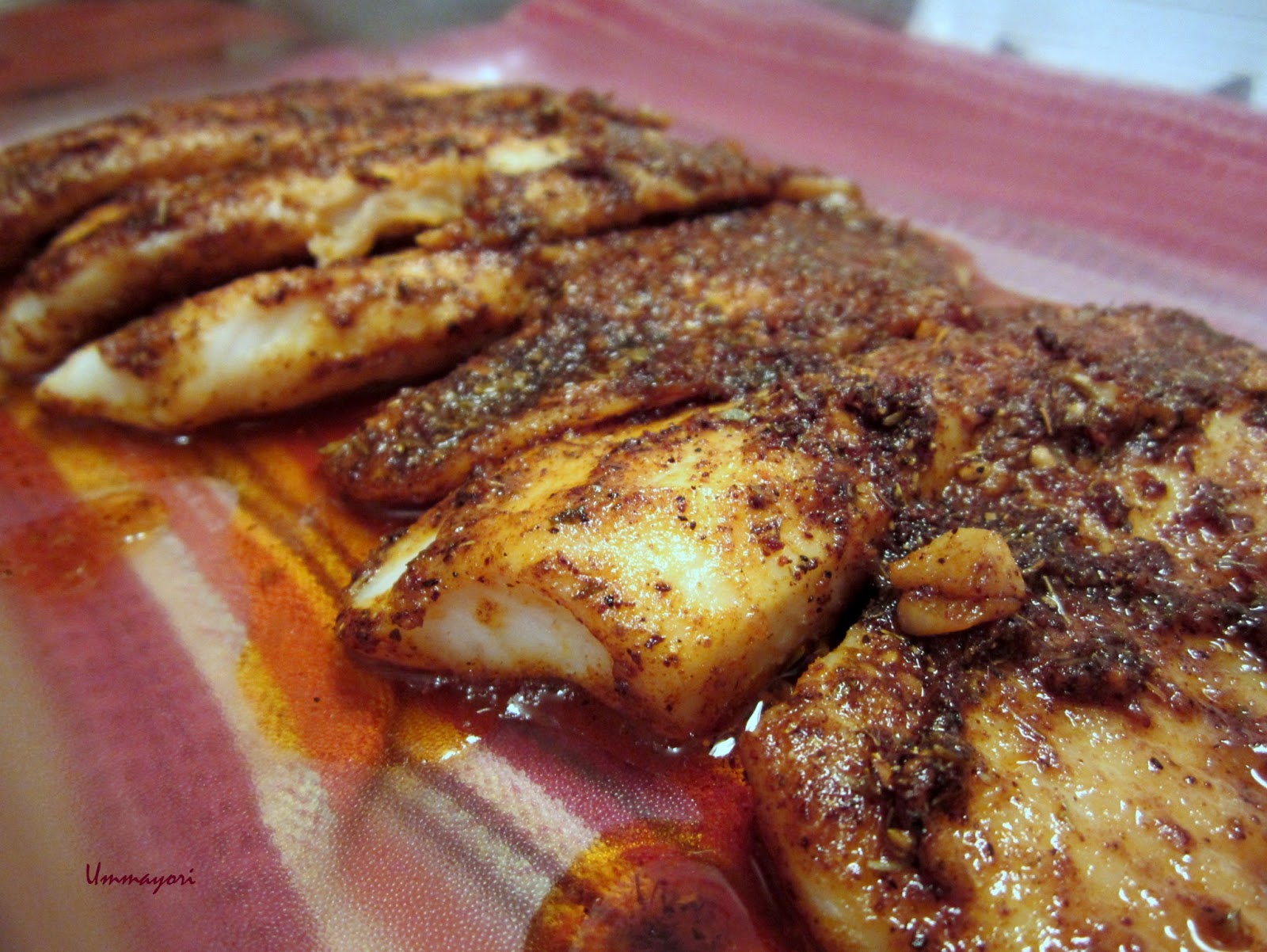 Baked Fish with Indian Spices