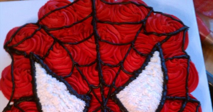 Introducing…. Spiderman Cupcake Cake…My first try!!! Introducing…. Spiderman Cupcake Cake…My first try!!!