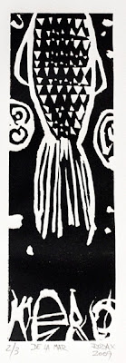 linocut by rodax