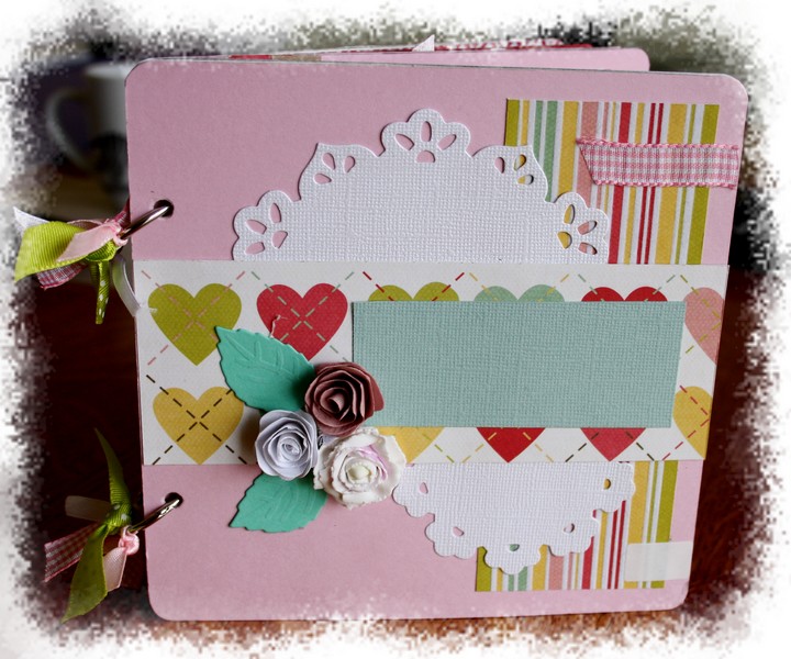 The Nini's scrap Mini album naissance fille