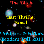 BEST THRILLER OF 2011 AWARD