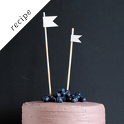 The Moistest Chocolate Cake with Berry Mascarpone Frosting by Tartlet Sweets