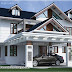 River side Kerala style residence exterior design