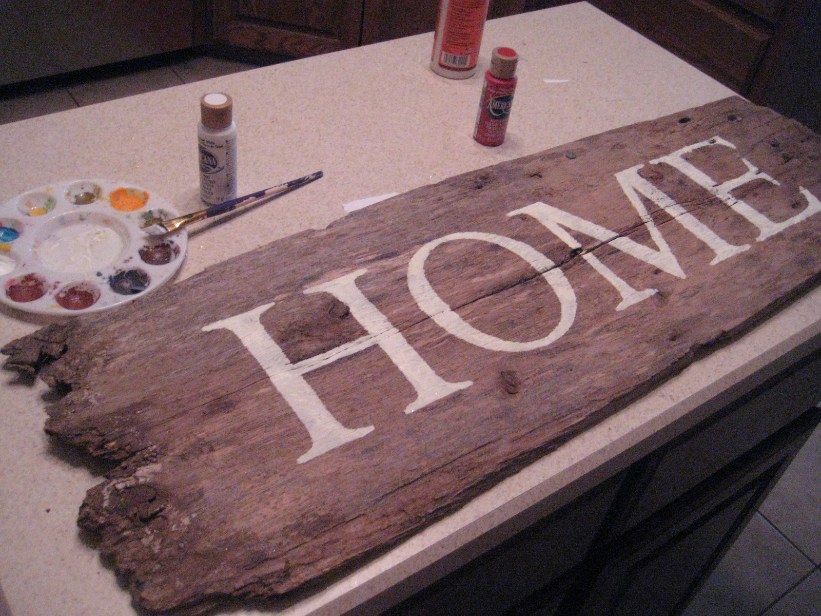 Adventures In Creating Salvaged Barn Wood Sign
