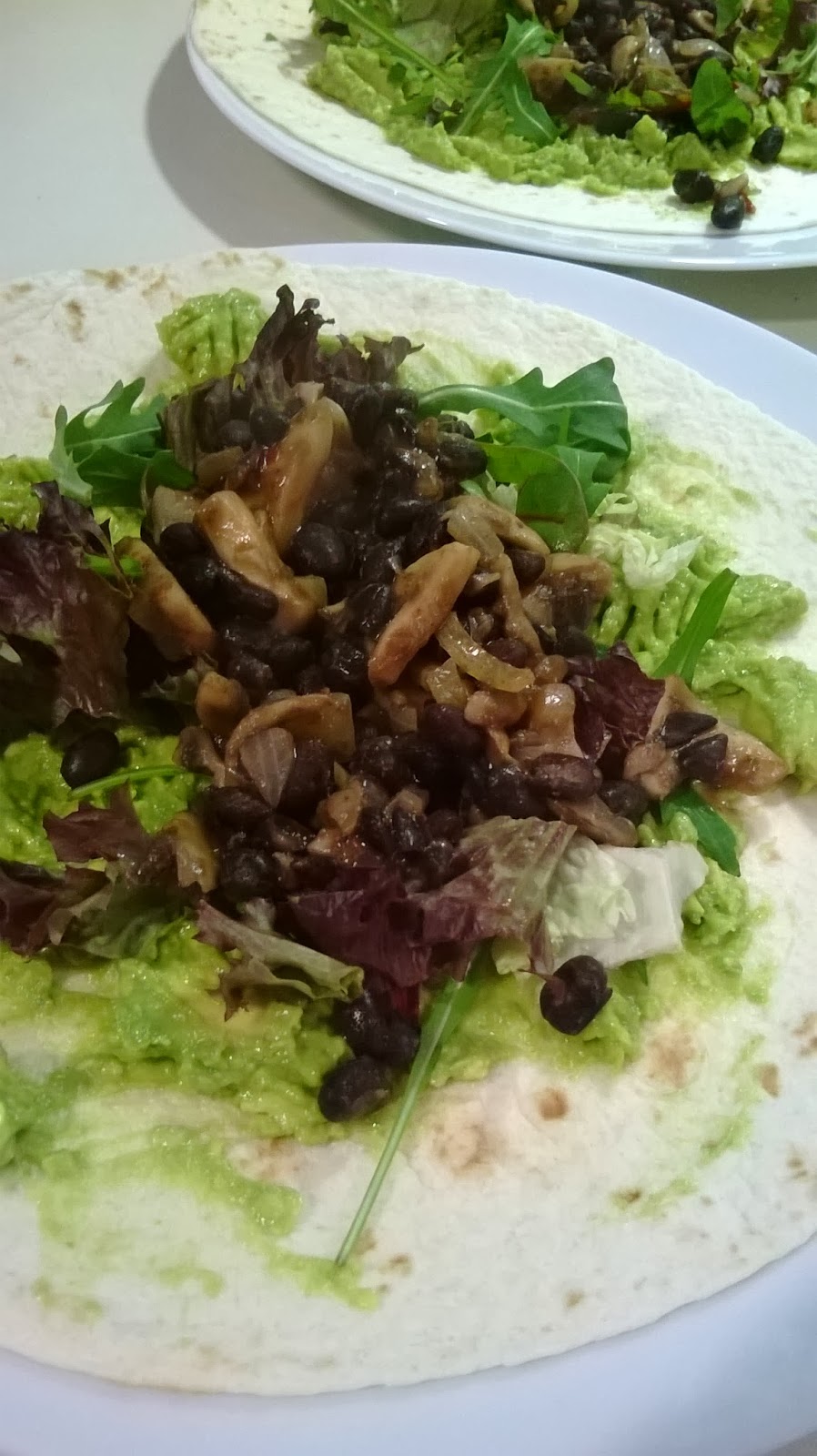 Winny, wat eten we vandaag? Wraps met zwarte bonen en avocado