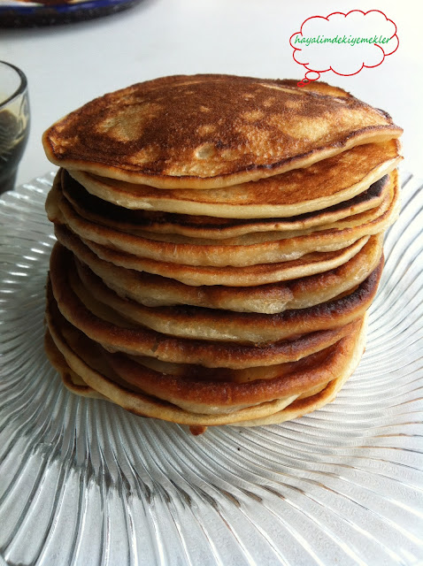 en kolay pankek tarifi resimli anlatimla pankek,pancake