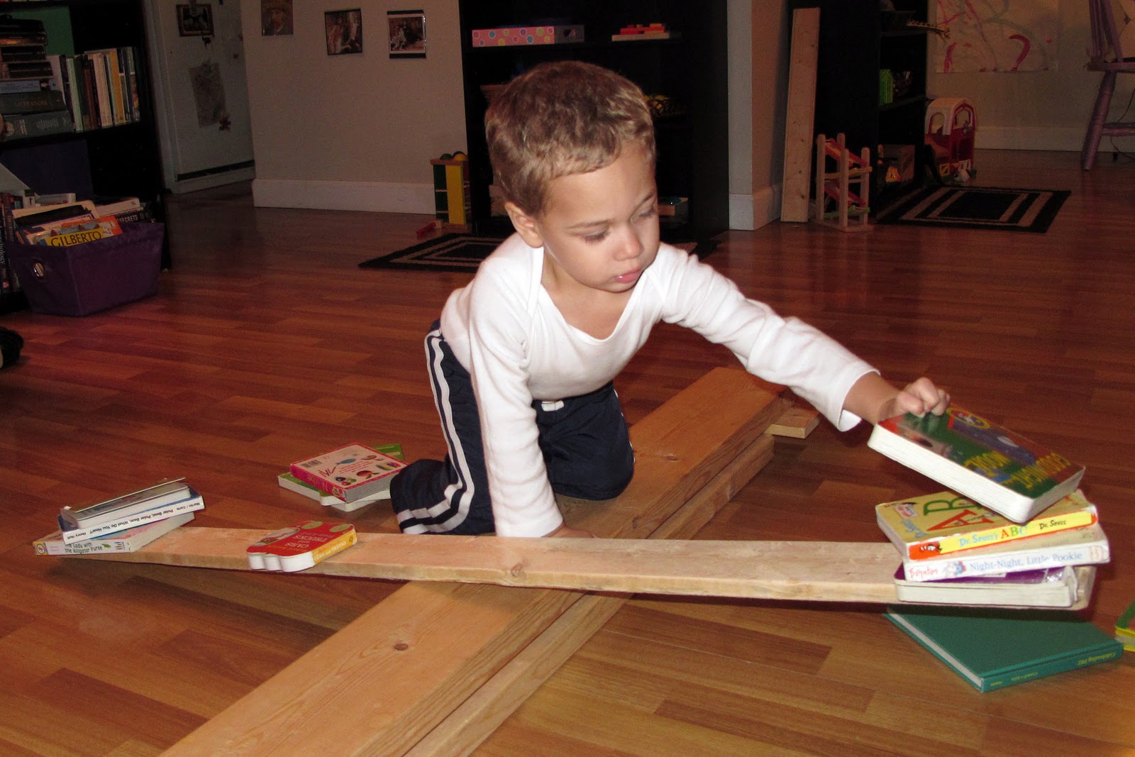 Peaceful Parenting Homemade Levers Science Play