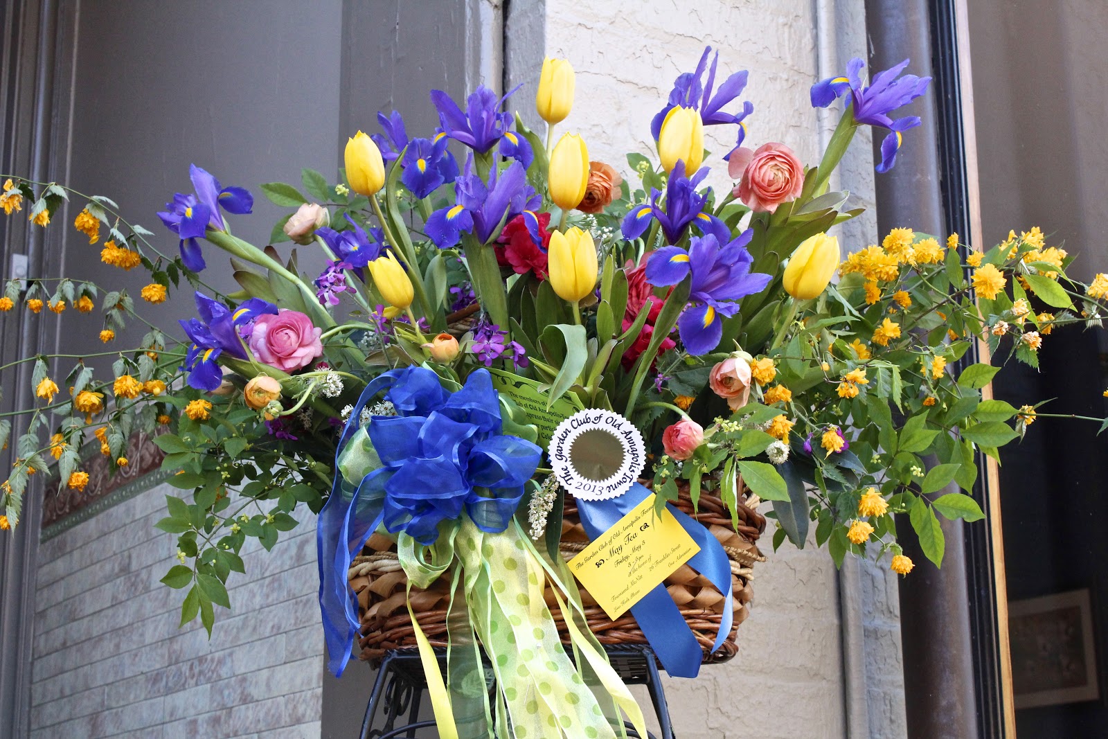 figs flowers food MAY BASKETS on Main Street, Annapolis, MD