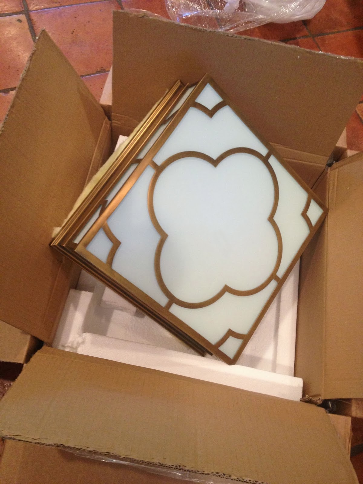 Our New Light (& My Love for Quatrefoil Design) Driven by Decor