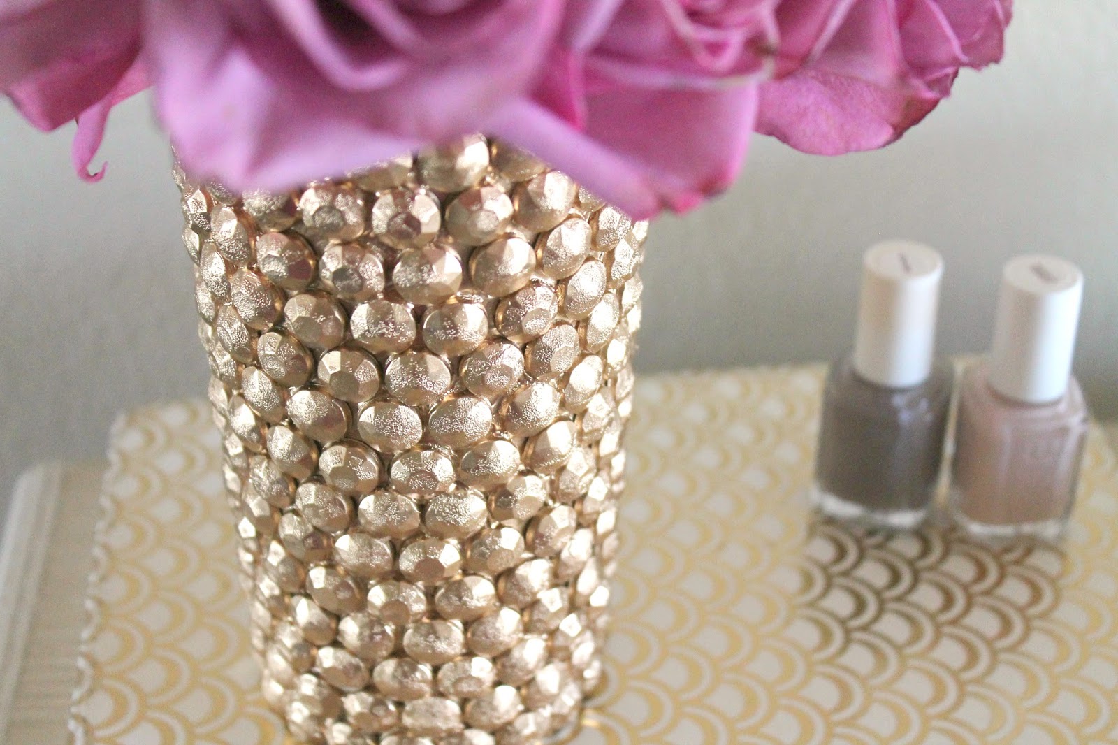 DIY Textured Vase