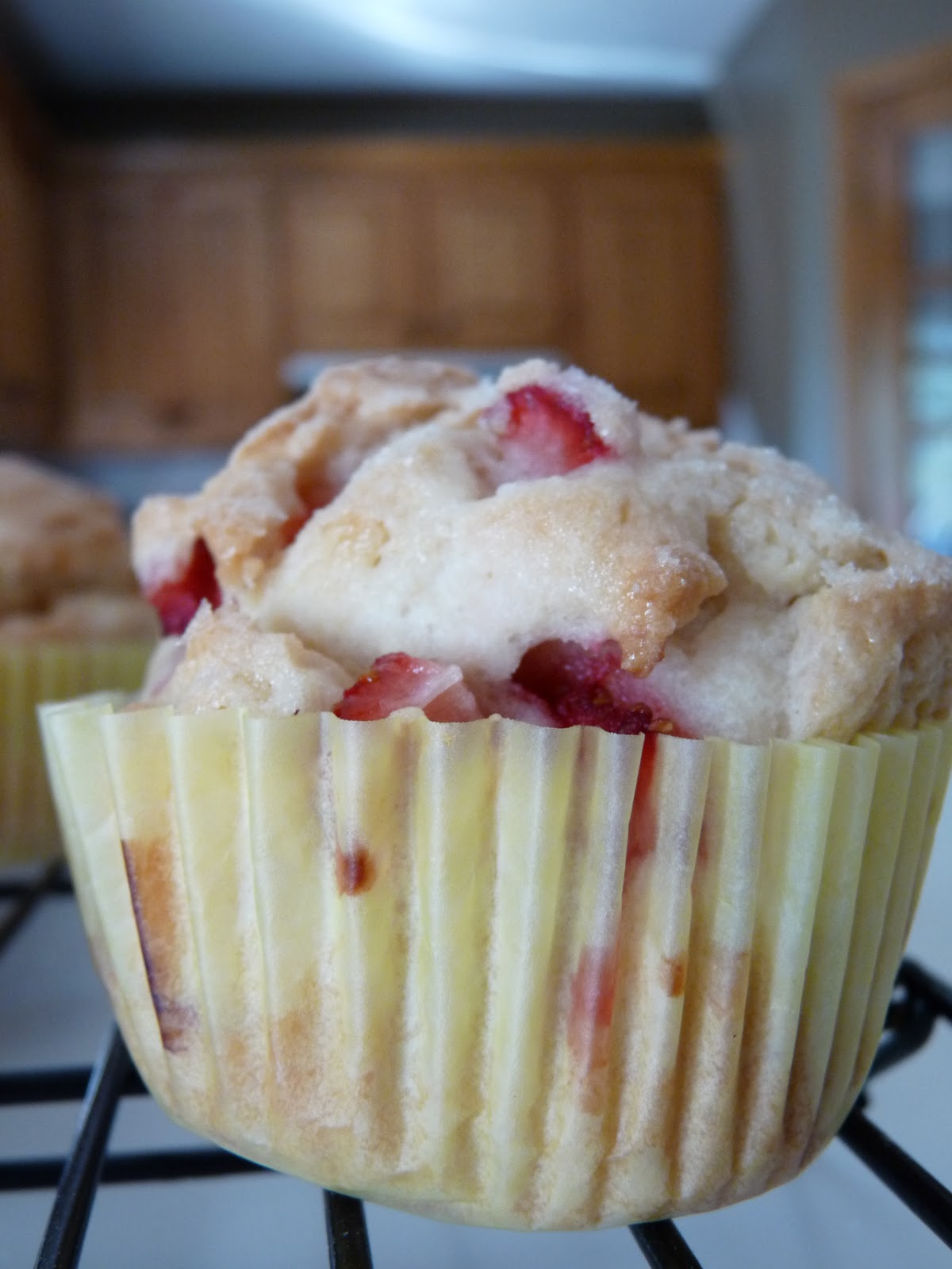 Candace Creations Chocolate Chip and Strawberry Muffins Gluten Free