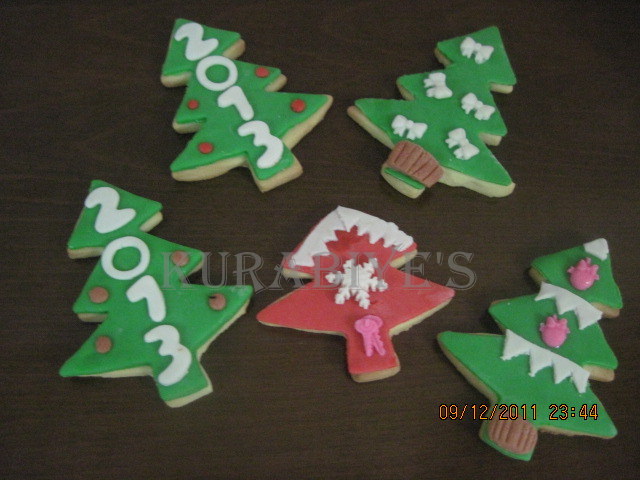 5 malzemeyle: sade ev kurabiyesi Sevgi Kurabiye'S: Yılbaşı Kurabiyeleri