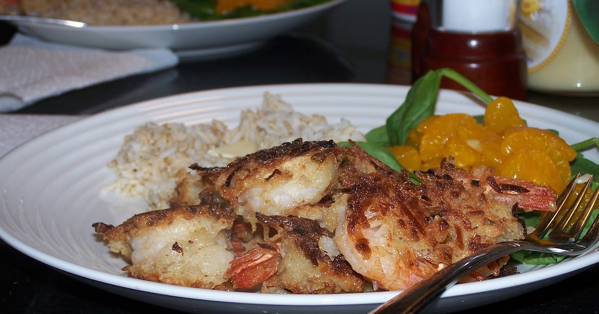 Gluten Free Hawaiian Coconut Shrimp two ways, Paleo option Skinny GF