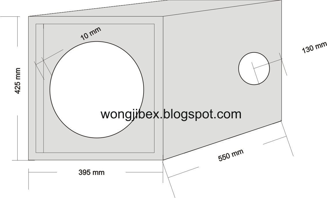 box size for 12 inch subwoofer