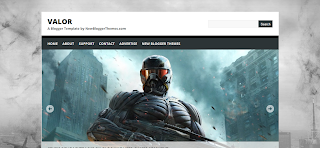 Volor Blogger Template For Game Related Blogger Blog's