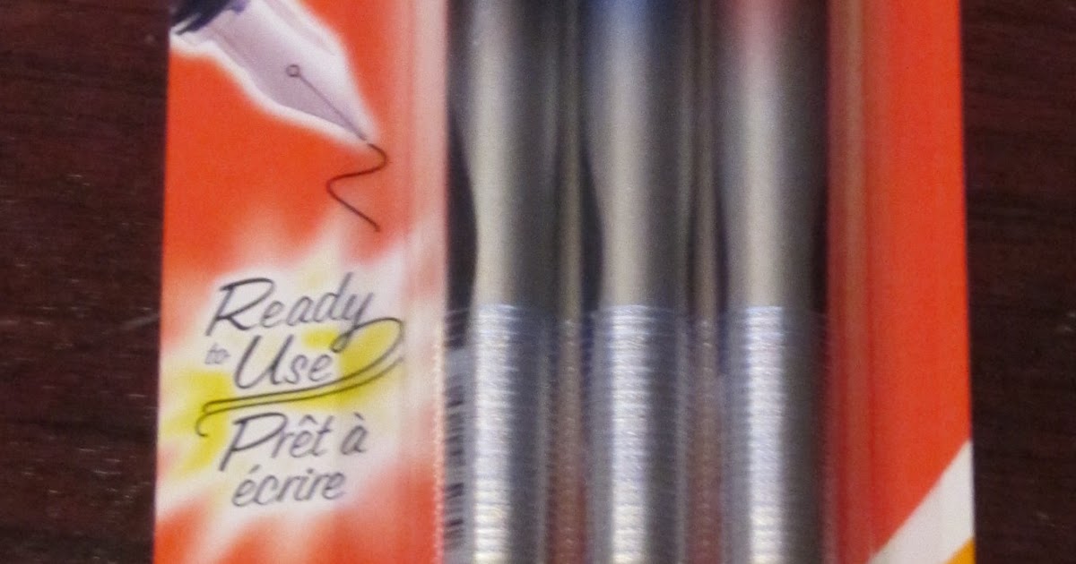 Pen and Paper Hoarder New Bic Disposable Fountain Pens