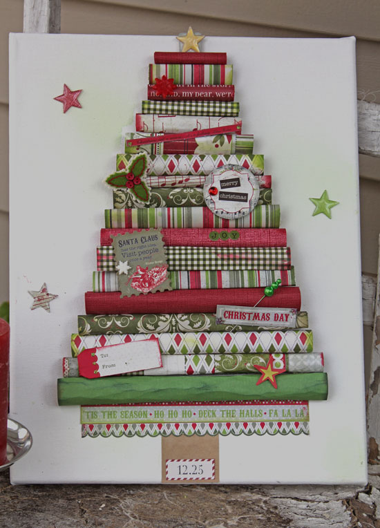 bits of me rolled paper christmas tree canvas bits of me rolled paper christmas tree canvas
