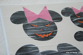 Halloween Mickey Mouse crafting