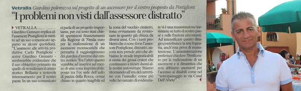 assessore distratto