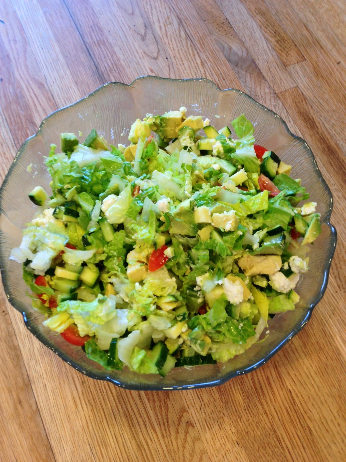 Killer Crafts & Crafty Killers COOKING WITH CLORISCHOP SALAD