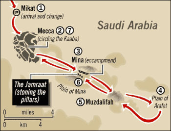 Makkah+madina+map