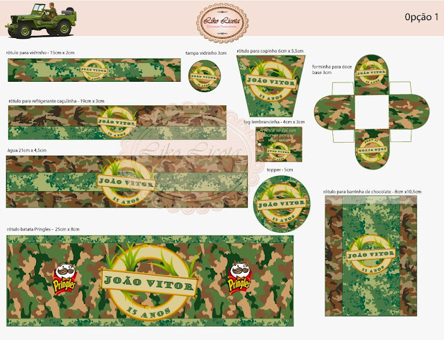 rotulos personalizados militar