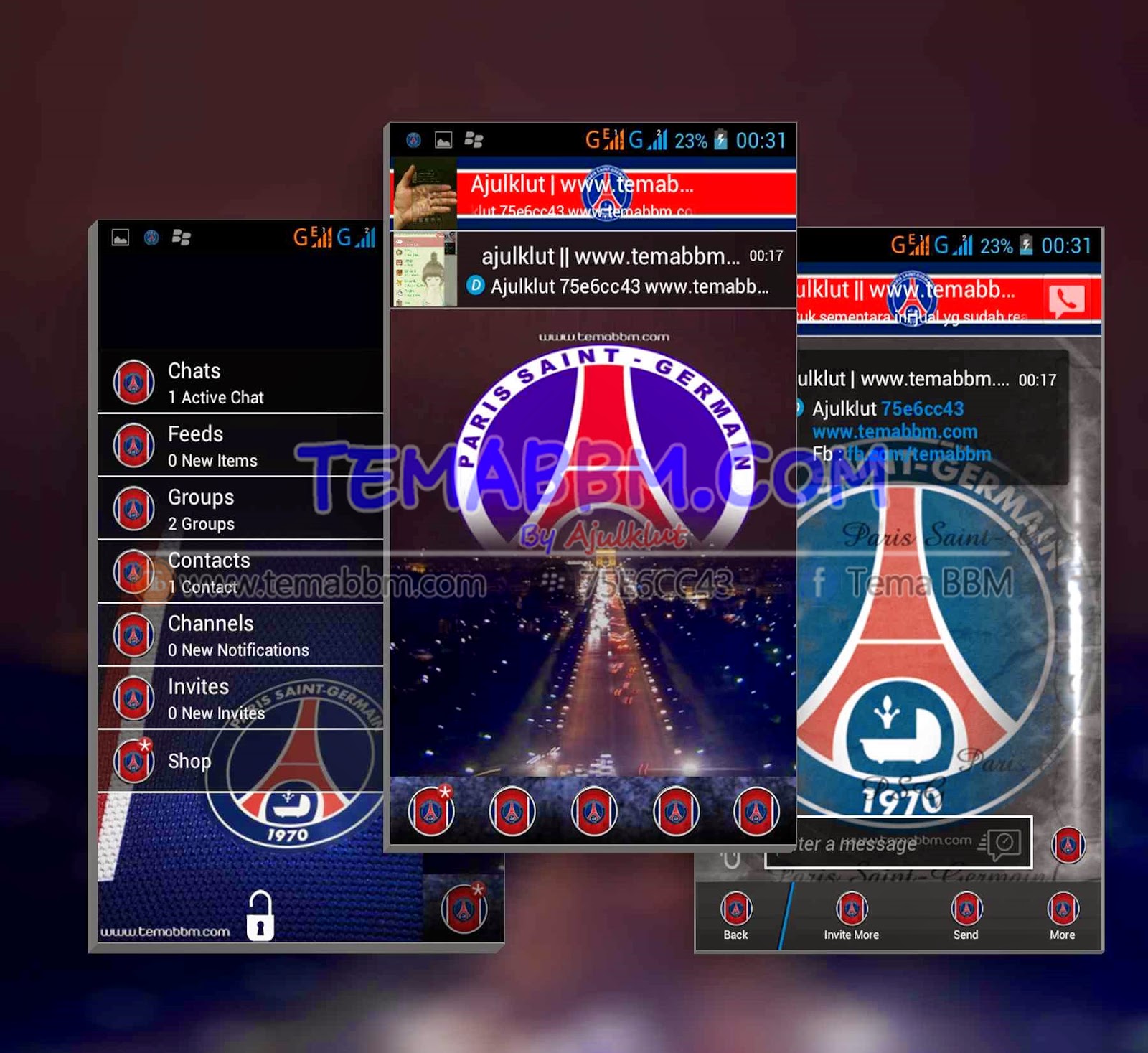Tema BBM PSG Tema BBM PSG