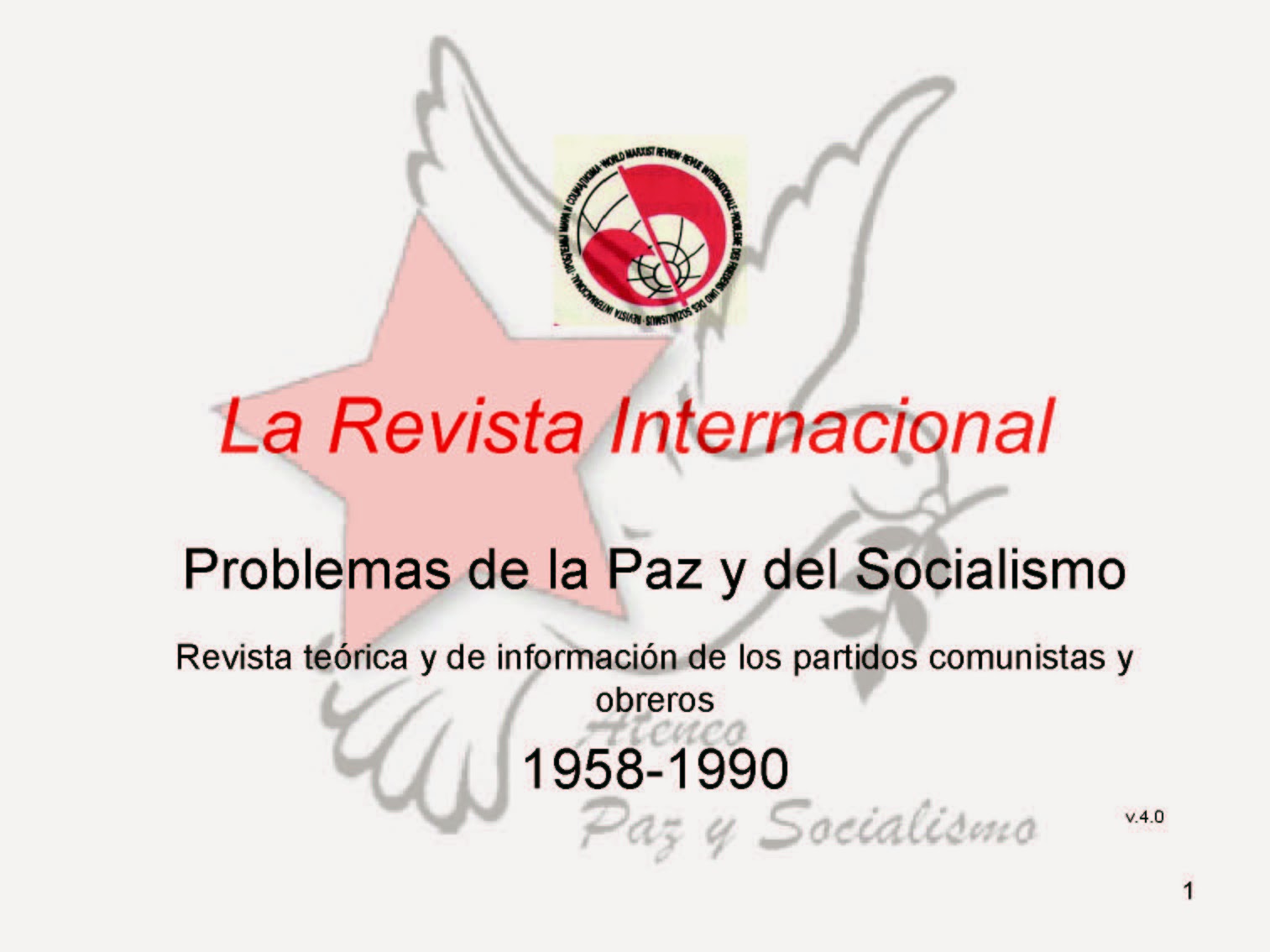 LA REVISTA INTERNACIONAL. ( PRESENTACION )