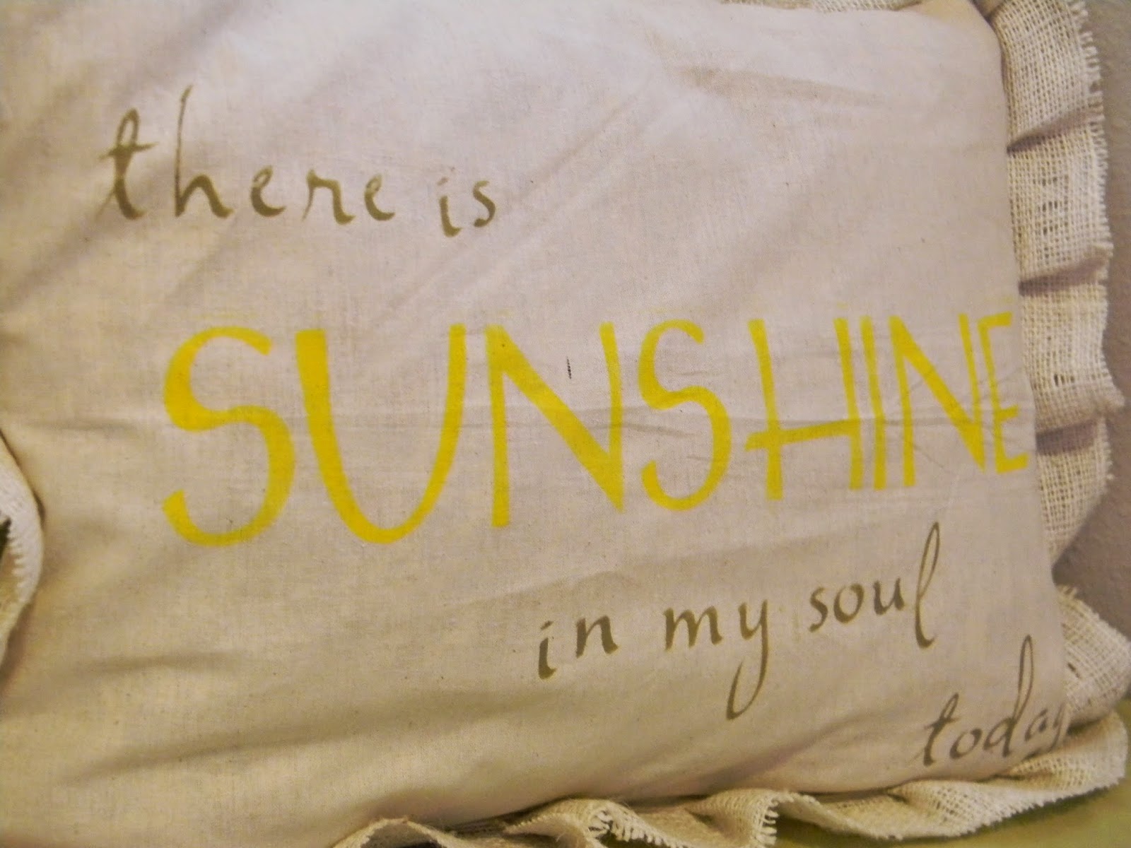 Sunshine Pillow Live Creatively Inspired