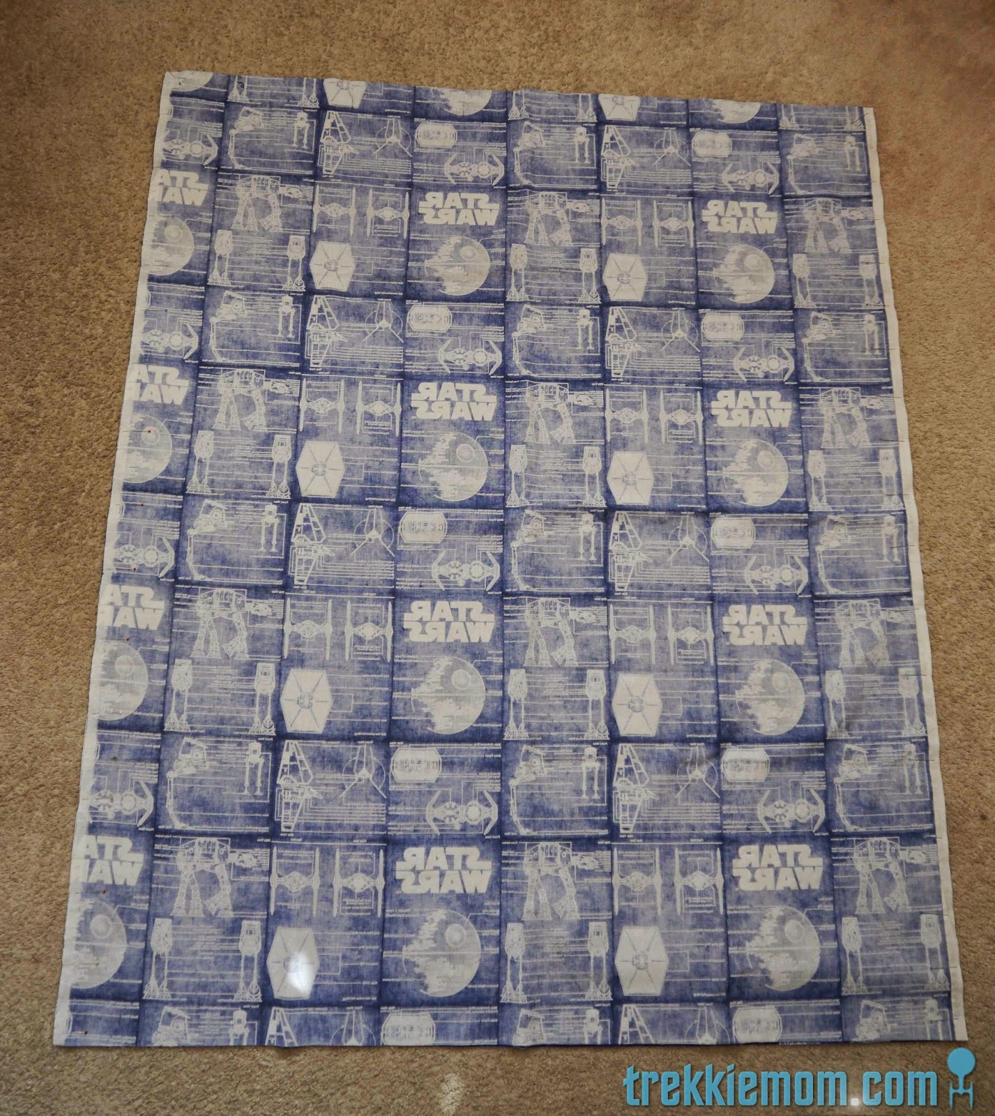 Trekkie Mom Tutorial Baby/Toddler Duvet Cover Part 2