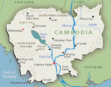 map of Cambodia