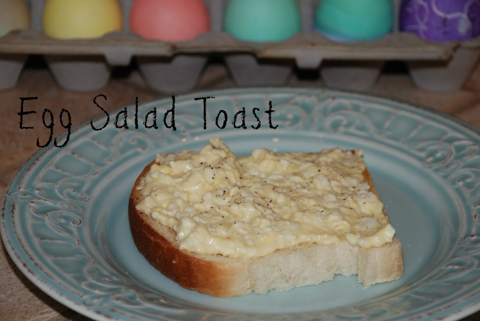 Tada's Kooky Kitchen Egg Salad Toast