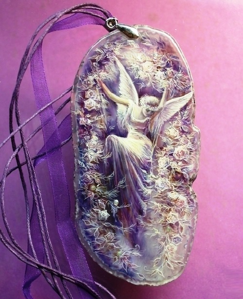 miniature painting on natural stone art craft projects