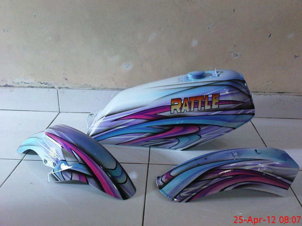 Ngecat MOTOR RX KING Airbrush CONCEPT For Mr. X TEGAL
