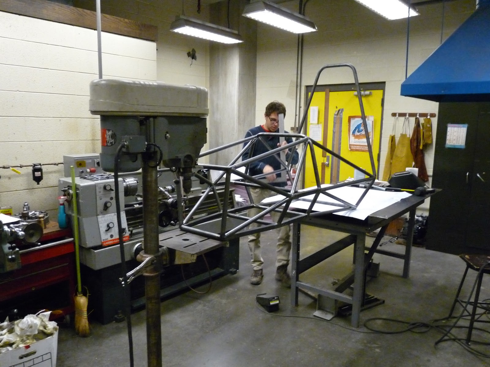 Rensselaer Formula Hybrid Racing More chassis welding