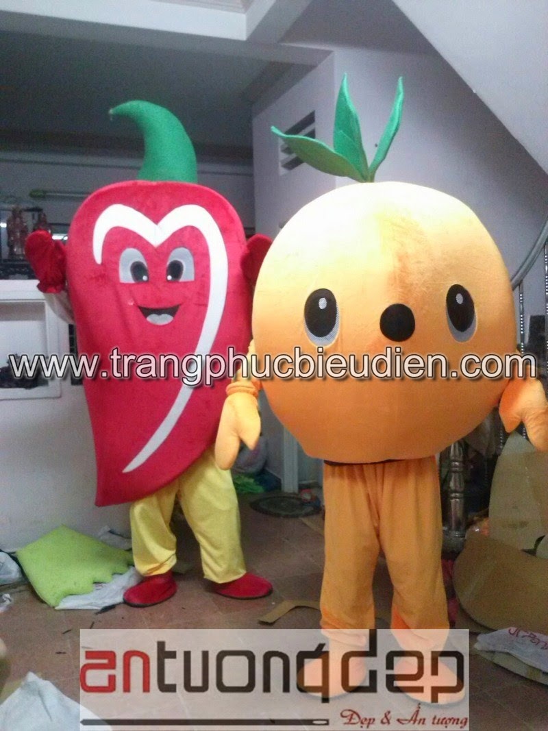 may bán mascot trái cây,quả các loại