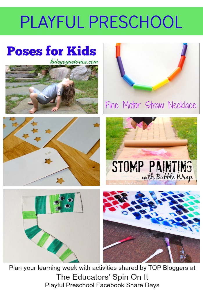 preschool the educators spin on it preschool weekly lesson plan
