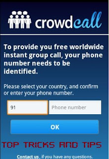 Top Tricks And Tips : CrowdCall : Enter your Number