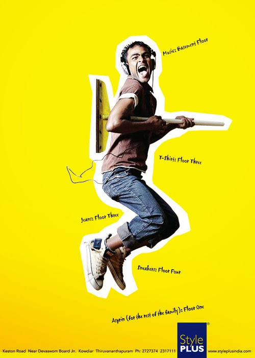 style plus Print Advertisement Creative showcase of Popular Ads