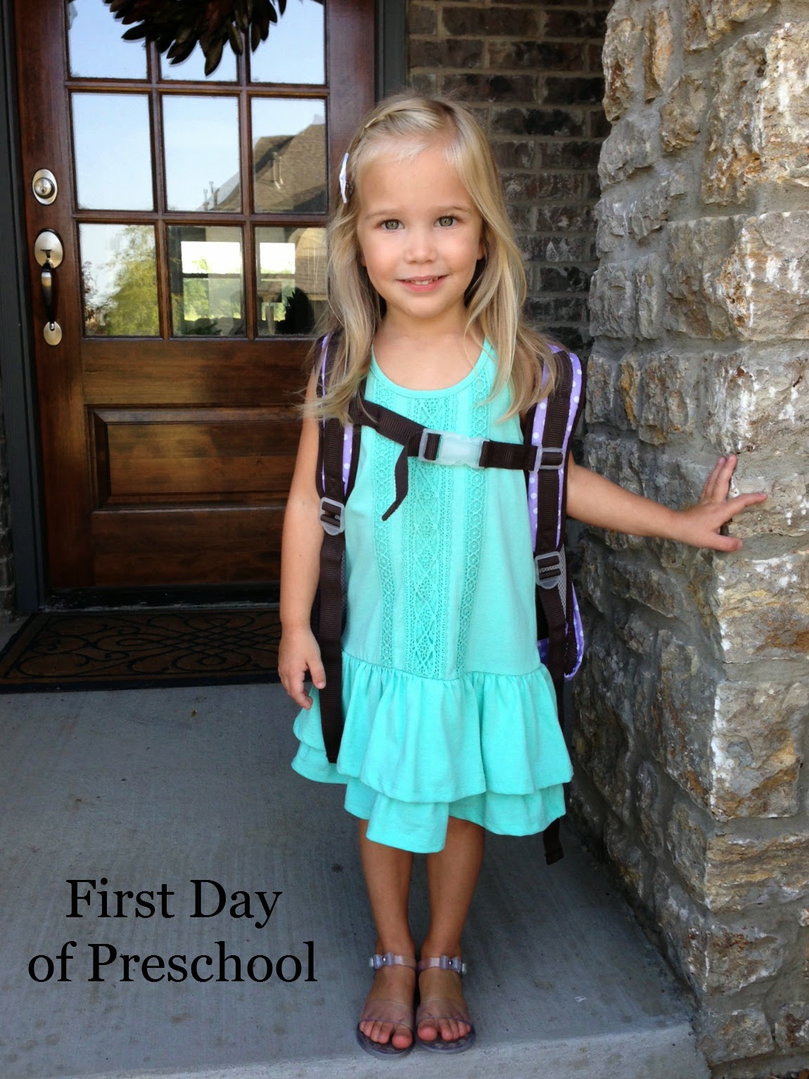 It's a Strange and Lovely Ride First Day of Preschool