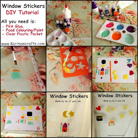 window stickers DIY tutorial islam muslim Ramadan Crafts